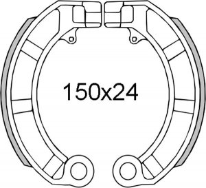 Čeljusti kočnica (pakne) RMS rear