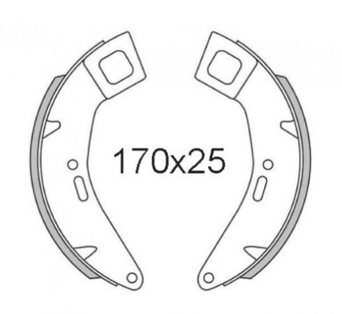 Čeljusti kočnica (pakne) RMS 225120511 rear