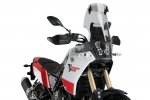 Windshield PUIG 3728H TOURING PLUS WITH VISOR smoke