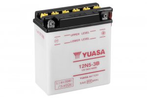 Conventional 12V battery with acid YUASA