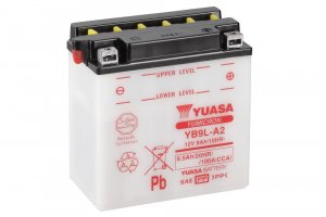 Yumicron battery with acid YUASA