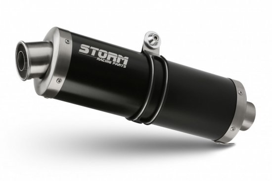 Silencer STORM T.028.LX2B OVAL Crni