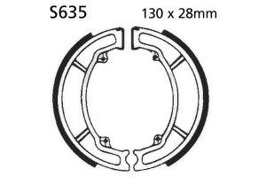 Brake shoe set EBC including springs