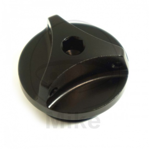 Oil filler cap PRO BOLT aluminium Crni