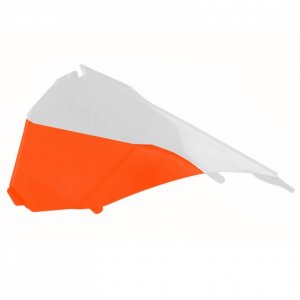 Airbox covers POLISPORT white/orange KTM