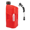 Utility can POLISPORT 8460000001 PROOCTANE 20 l with standard cap + 250 ml mixer + hose clear red