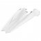 Rear fender + side panels POLISPORT white