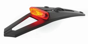 Tail Light for rear fender POLISPORT RS LED 12V 1,1/0,2W LED lamp Crni