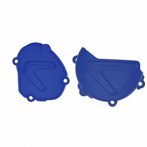 Clutch and ignition cover protector kit POLISPORT Plavi