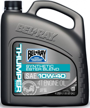 Motorno ulje Bel-Ray THUMPER RACING SYNTHETIC ESTER BLEND 4T 10W-40 4 l