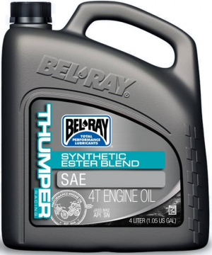 Motorno ulje Bel-Ray THUMPER RACING SYNTHETIC ESTER BLEND 4T 15W-50 4 l