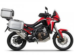 Set aluminijastih kofera sa nosači in pločo SHAD TERRA, 48L stražnji kofer in 36L/47L bočni koferi SHAD HONDA CRF 1100 Africa Twin