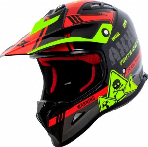 MX helmet kids AXXIS WOLVERINE B5 gloss red YS