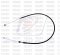 Front Brake Cable Venhill Crni