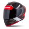 Full face helmet CASSIDA AERO DROME black pearl/ red/white/ grey M