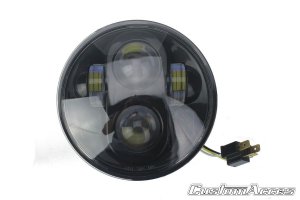 Headlight CUSTOMACCES OVNI Crni