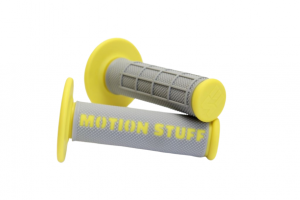 Motocross supersoft grip MOTION STUFF Grey/Yellow