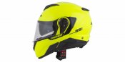 Full face helmet CASSIDA COMPRESS 2.0 REFRACTION yellow fluo / black / grey L