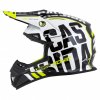 Motocross Helmet CASSIDA CROSS CUP SONIC black /white /fluo yellow S