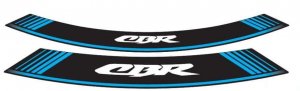 Rim strip PUIG CBR plavi set of 8 rim strips