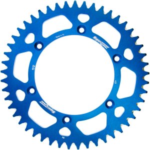 Rear ALU sprocket SUPERSPROX plavi 49T, 520