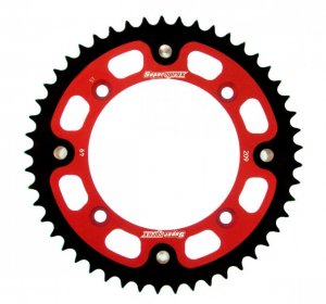 Rear sprocket SUPERSPROX STEALTH crven 49T, 420