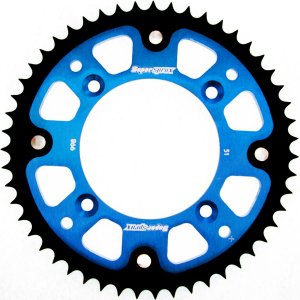 Rear sprocket SUPERSPROX STEALTH plavi 51T, 428