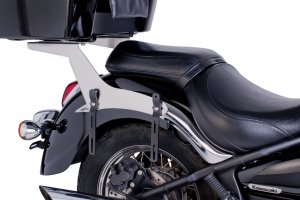 Rigid saddlebag supports CUSTOMACCES SL Crni