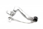 Brake pedal MOTION STUFF 83P-0201002 silver body, black steel fixed tip Steel Fixed Tip