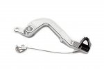 Brake pedal MOTION STUFF 83P-0231002 silver body, black steel fixed tip Steel Fixed Tip