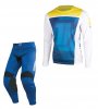 Set of MX pants and MX jersey YOKO TRE+KISA blue; blue/yellow 36 (XL)