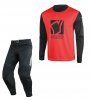 Set of MX pants and MX jersey YOKO TRE+SCRAMBLER black; black/red 30 (S)