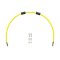 Clutch hose kit Venhill POWERHOSEPLUS (1 hose in kit) Yellow hoses, chrome fittings