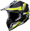 Motocross helmet iXS X12041 iXS362 2.0 black matt-yellow fluo M