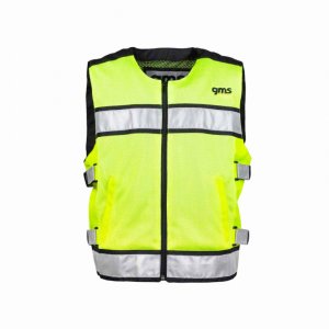 Warning vest GMS PREMIUM EVO yellow 10XL