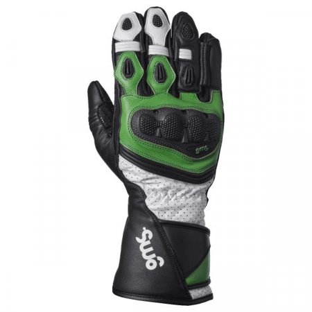 Rukavice GMS ZG41000 GR-1 SF black-white-green S